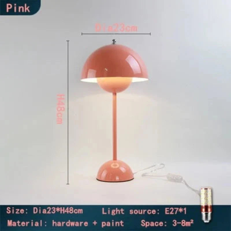 Danishmeadow - svampeformet macaron bordlampe