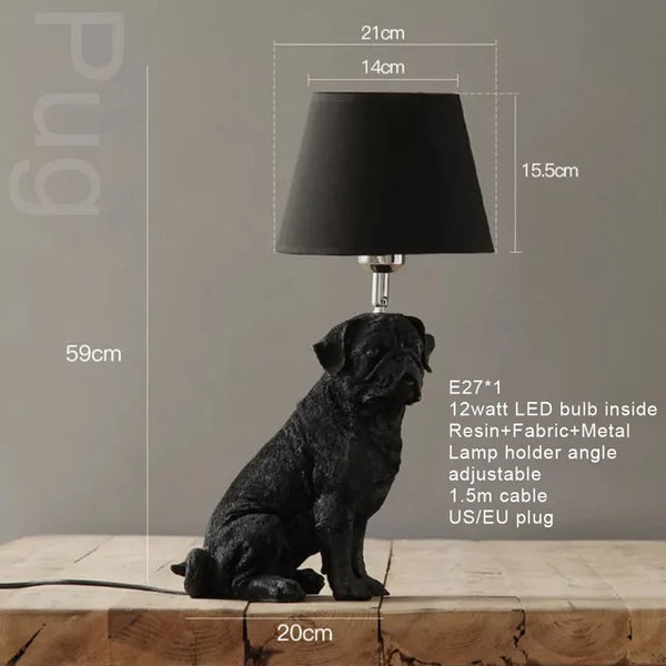 Woofglow - hvalpe bordlampe