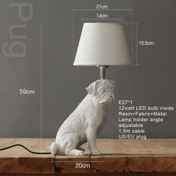 Woofglow - hvalpe bordlampe