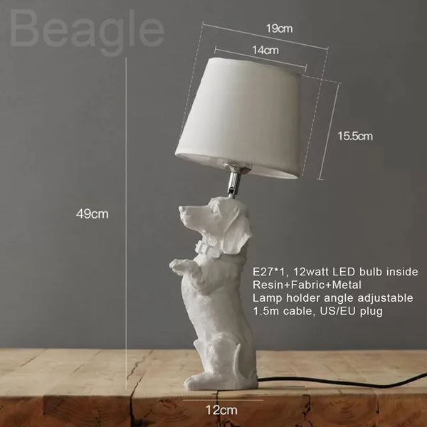 Woofglow - hvalpe bordlampe