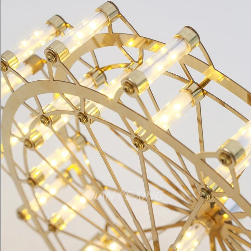 DutchGlow - bordlampe med pariserhjul