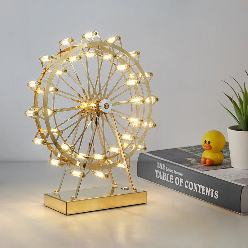 DutchGlow - bordlampe med pariserhjul