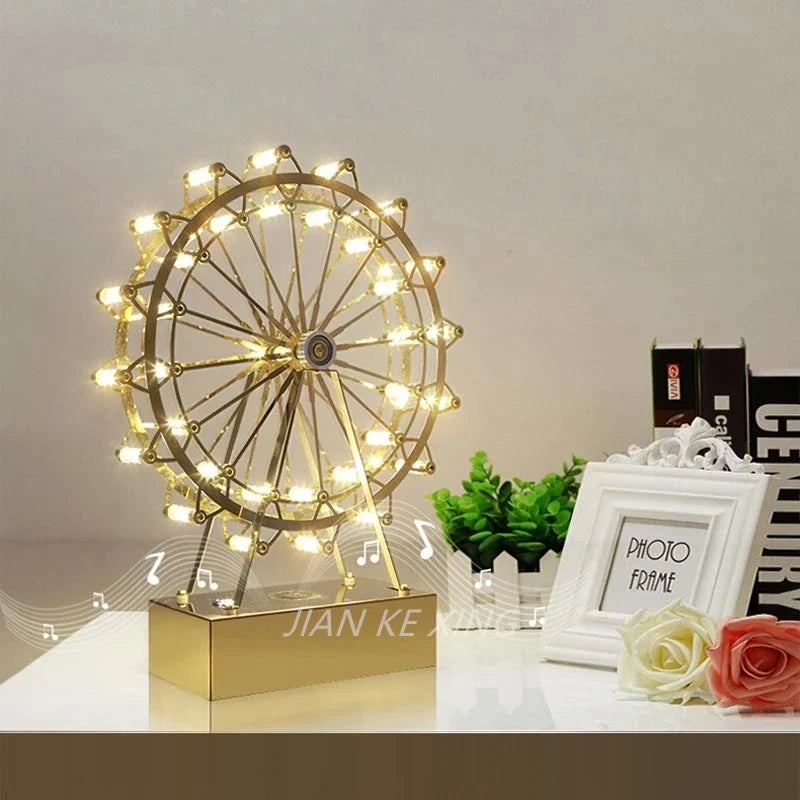 DutchGlow - bordlampe med pariserhjul
