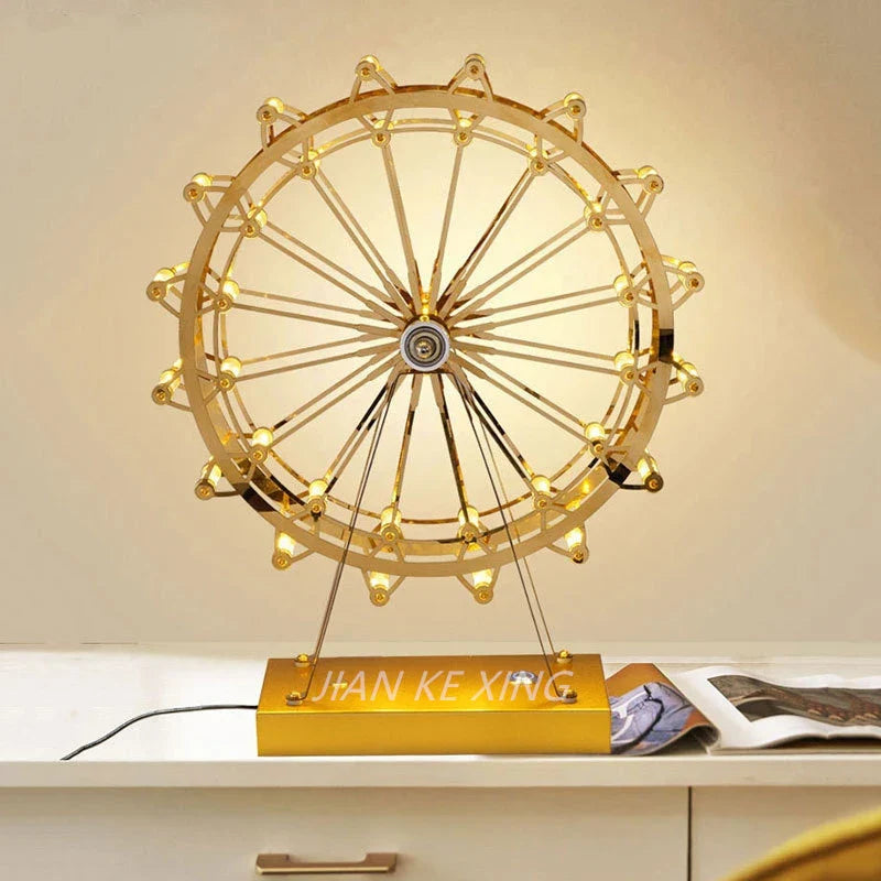DutchGlow - bordlampe med pariserhjul