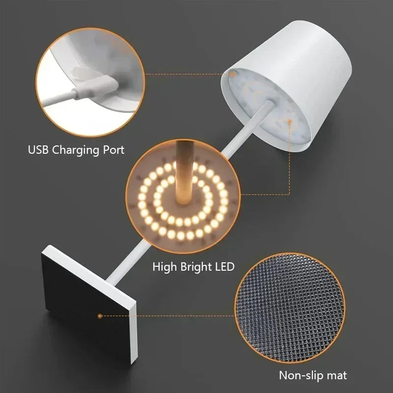 Energyglow - genopladelig bordlampe