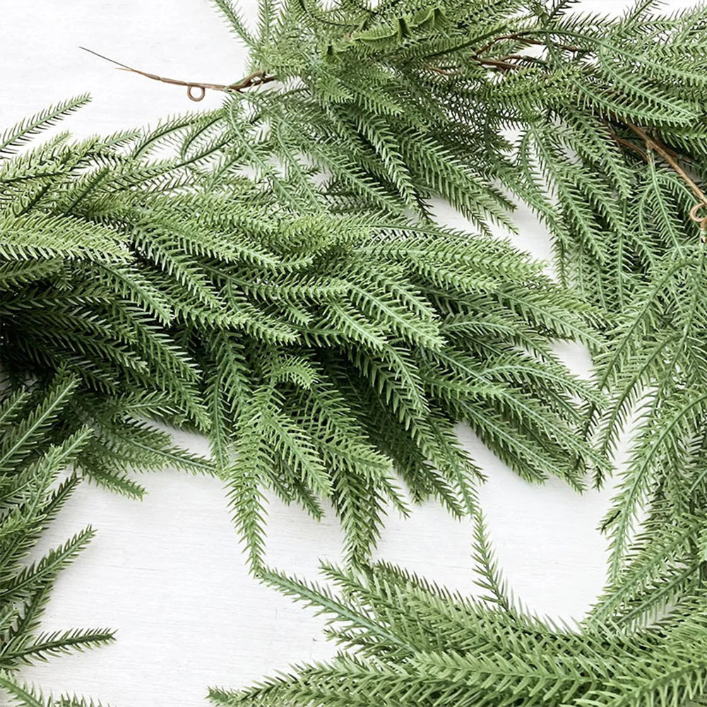 GreenChristmas | realistisk grankranse-dekoration