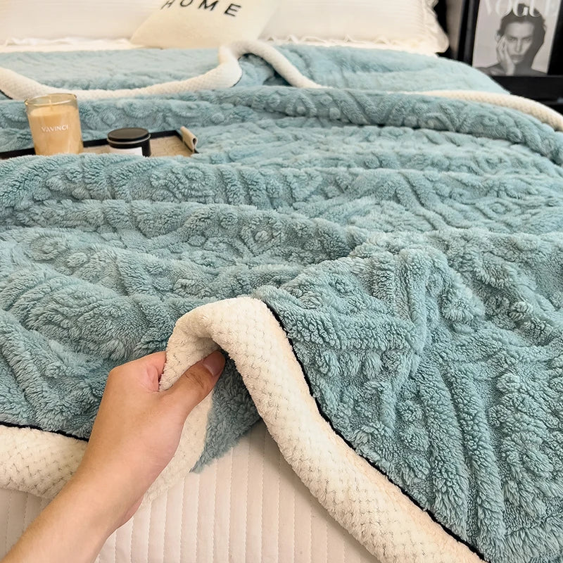 LambCozy | tykt vintertæppe med lammeuld