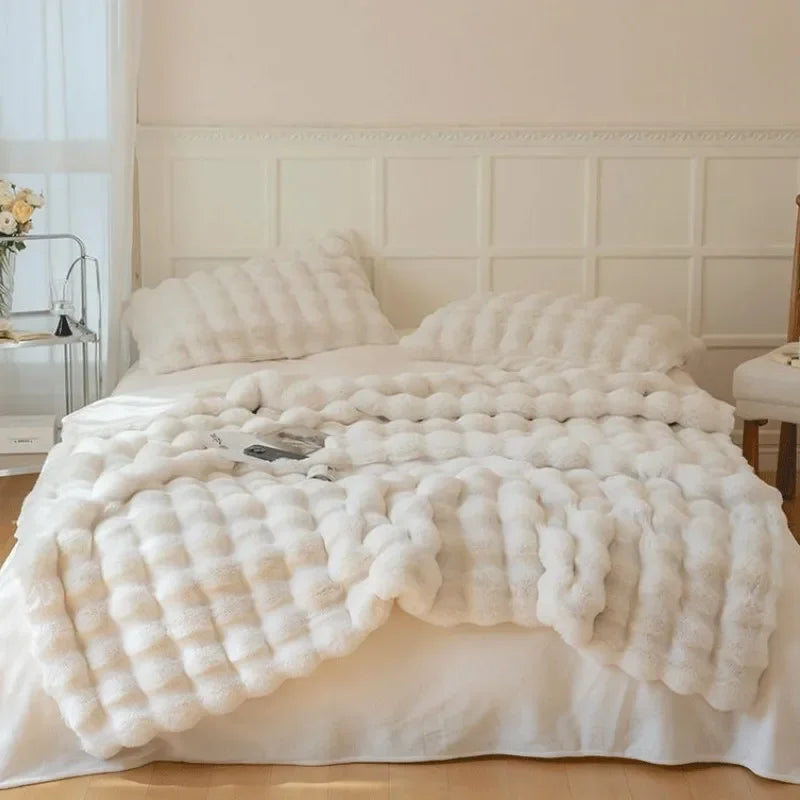 Plushcozy | vintertæppe i imiteret pels