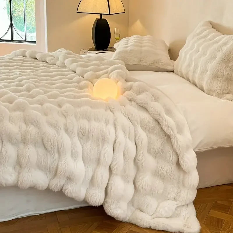 Plushcozy | vintertæppe i imiteret pels