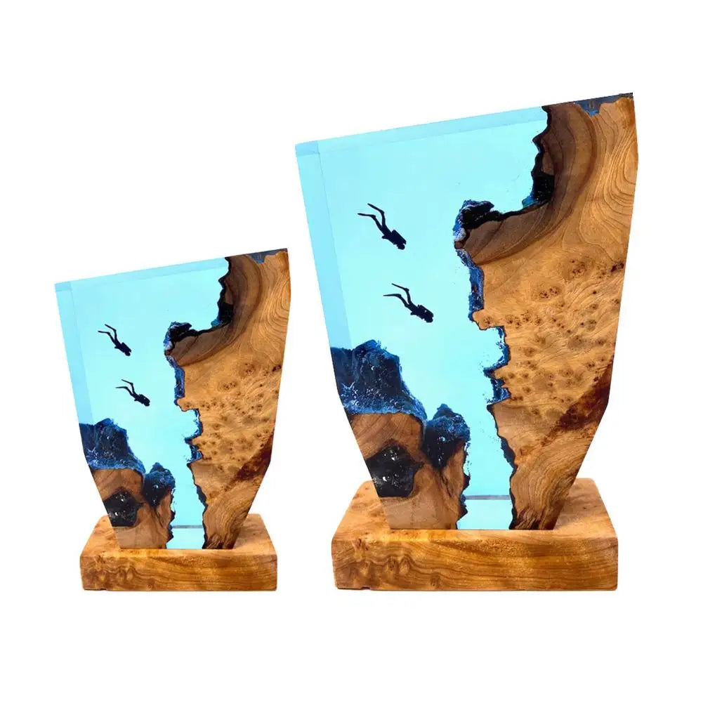 OceanDepths | ocean karst diver bordlampe