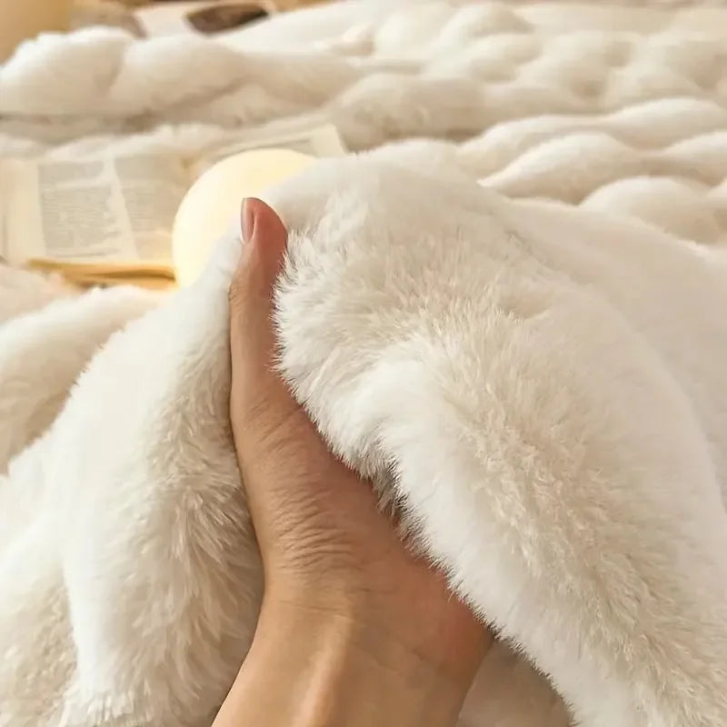 Plushcozy | vintertæppe i imiteret pels