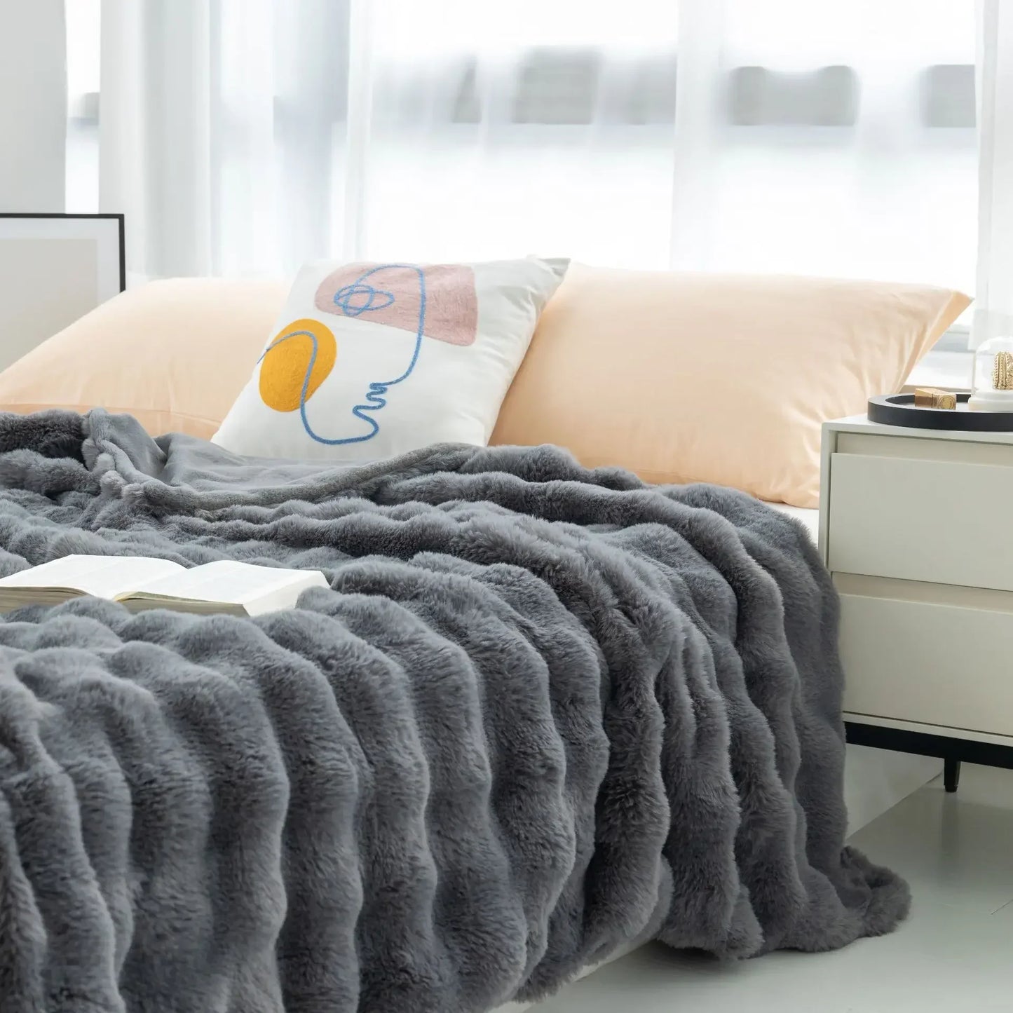 Plushcozy | vintertæppe i imiteret pels