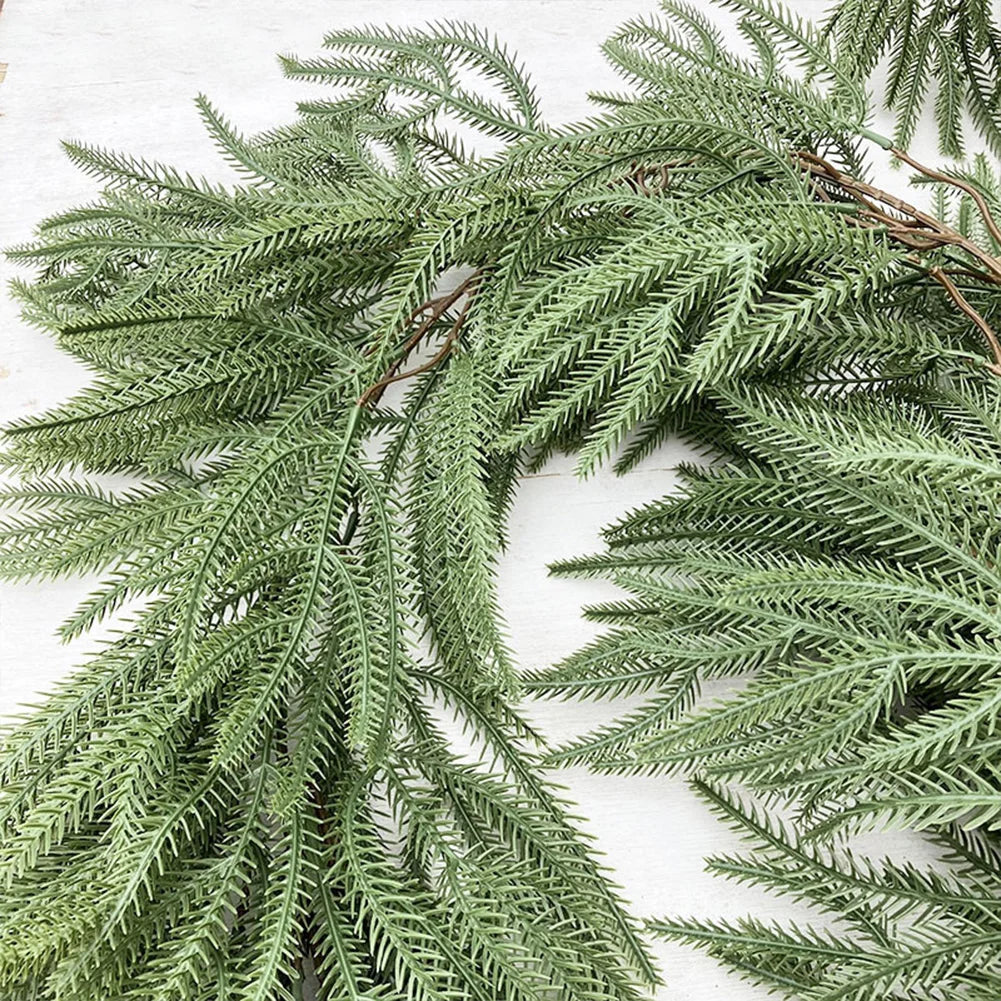 GreenChristmas | realistisk grankranse-dekoration