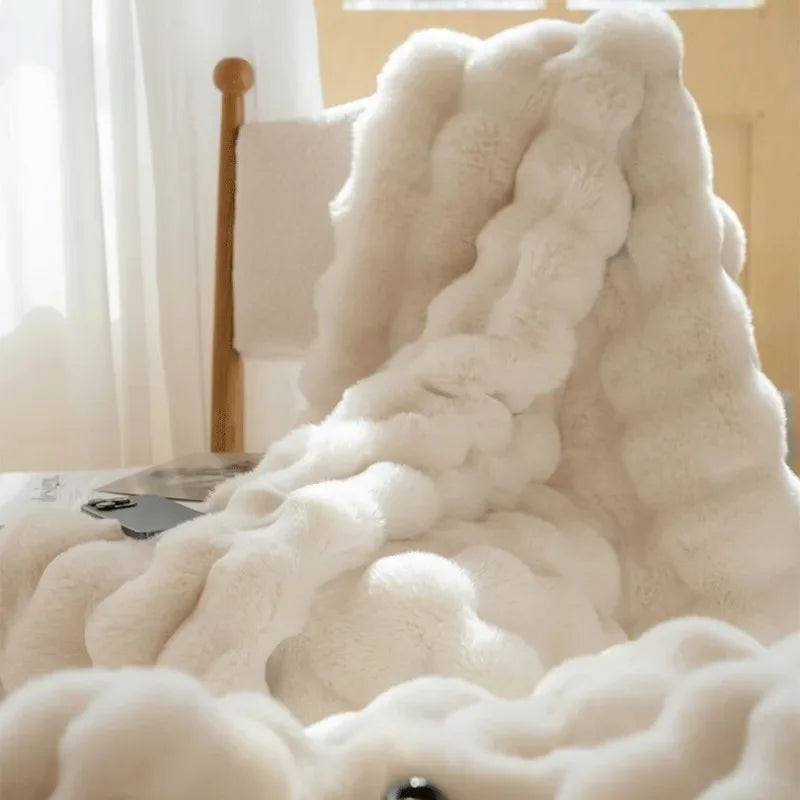 Plushcozy | vintertæppe i imiteret pels