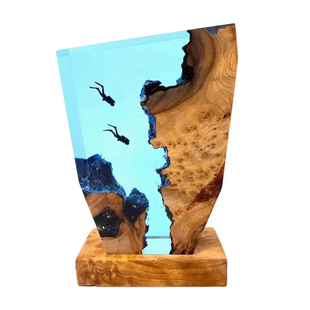 OceanDepths | ocean karst diver bordlampe