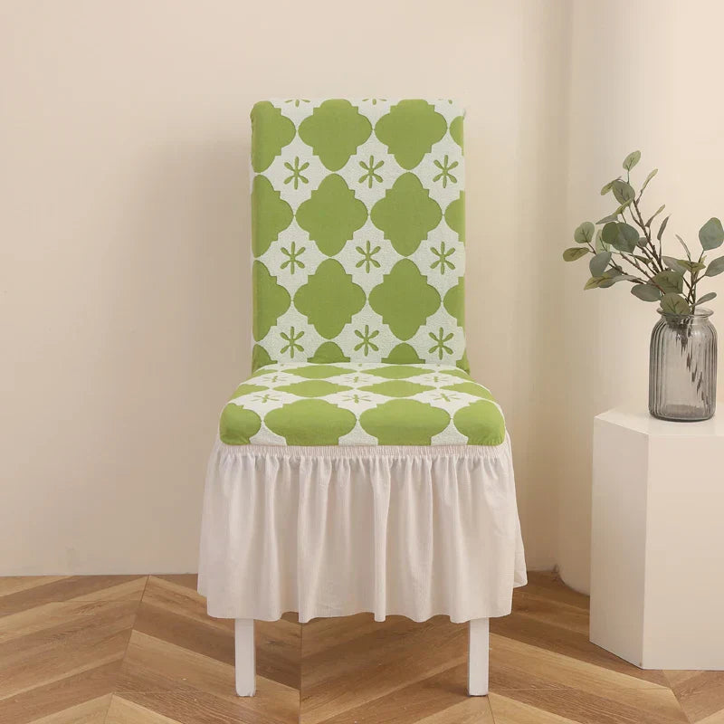 LuxRuffle | elastisk stolebetræk med nederdel