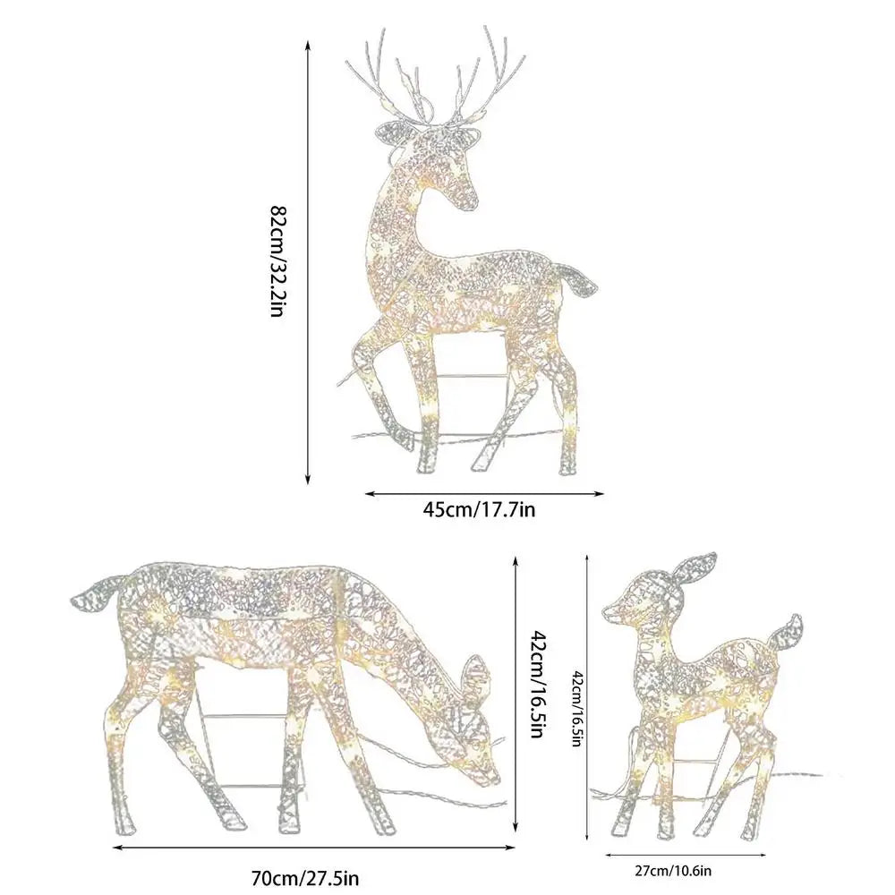 Glowingdeer | rensdyr-juledekoration