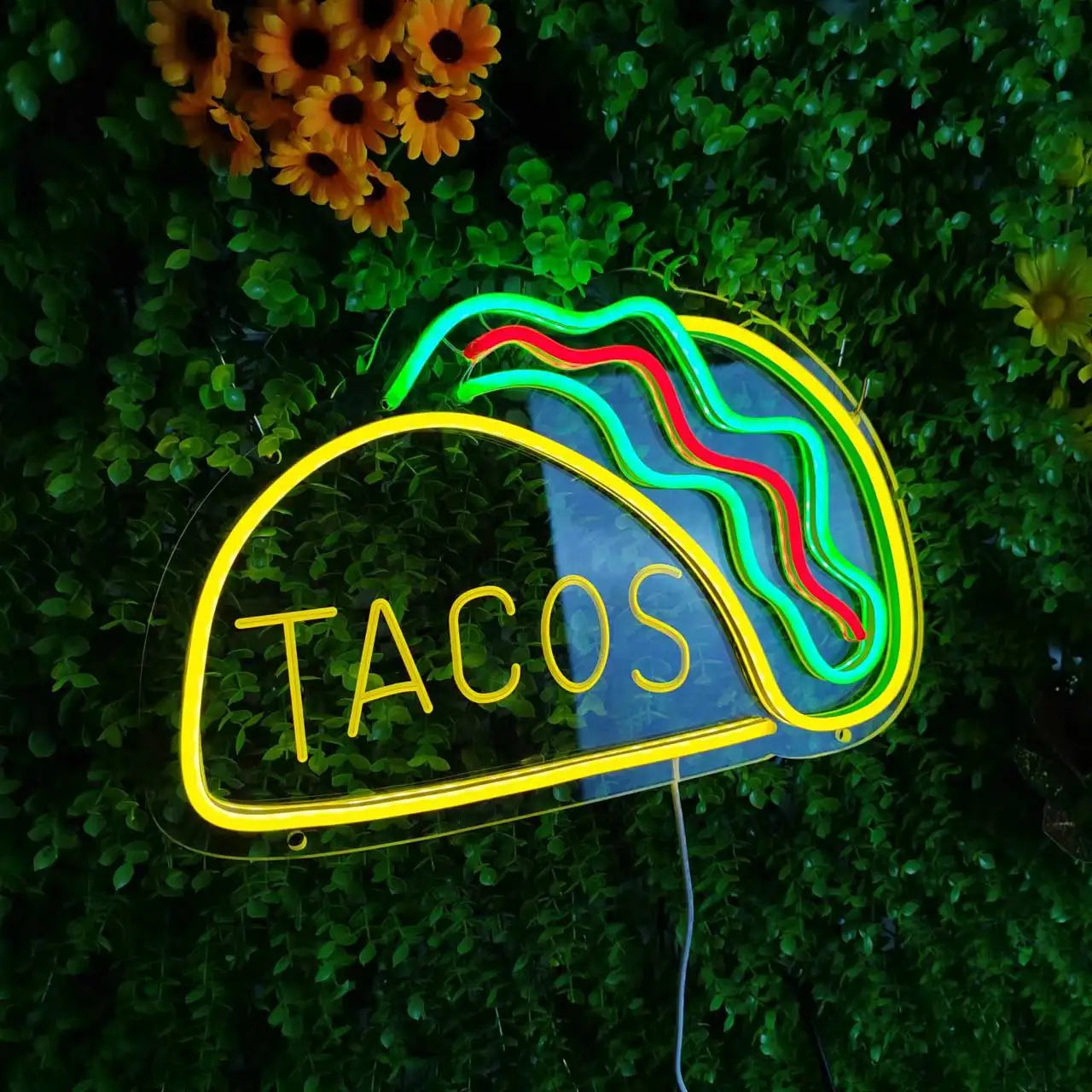 Quickbite - fastfood neonskilt natlys