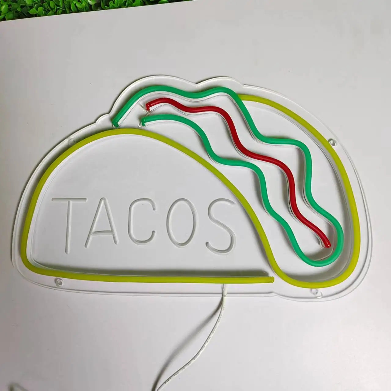 Quickbite - fastfood neonskilt natlys