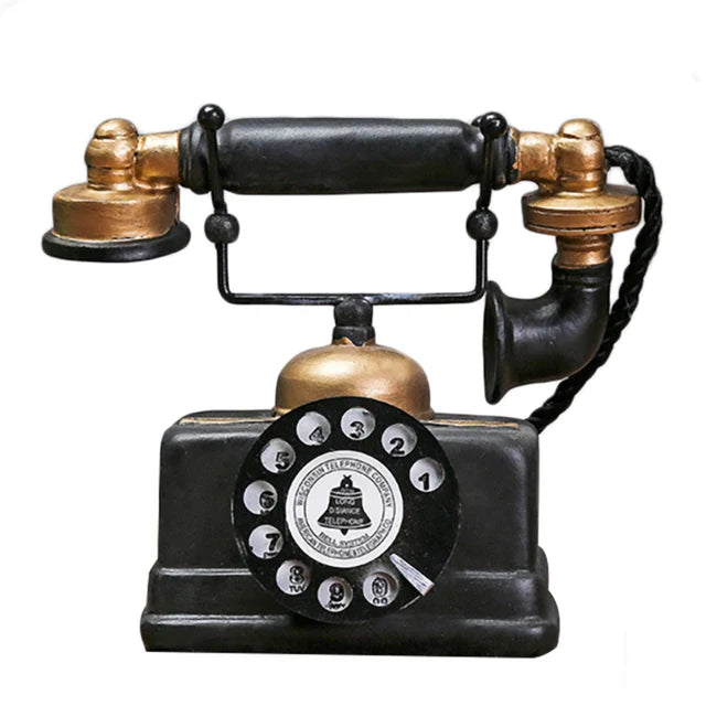 RetroTech - telefon antik dekoration