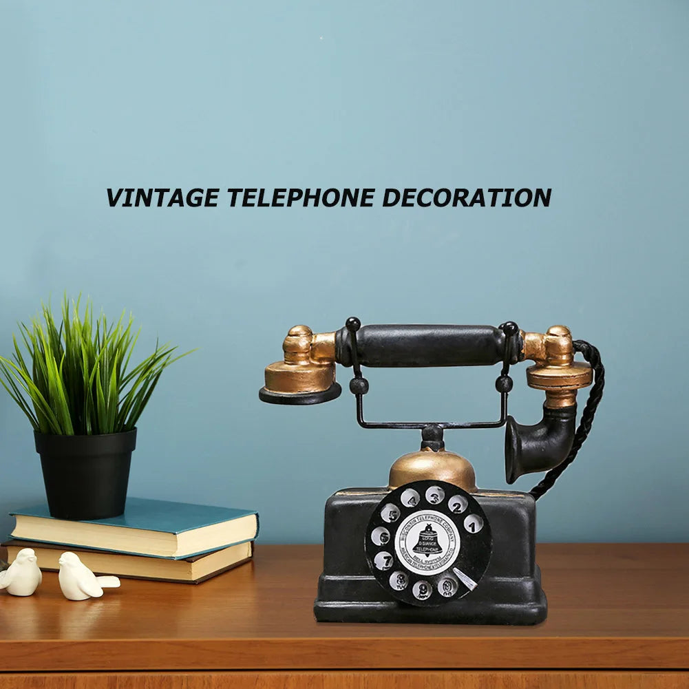 RetroTech - telefon antik dekoration