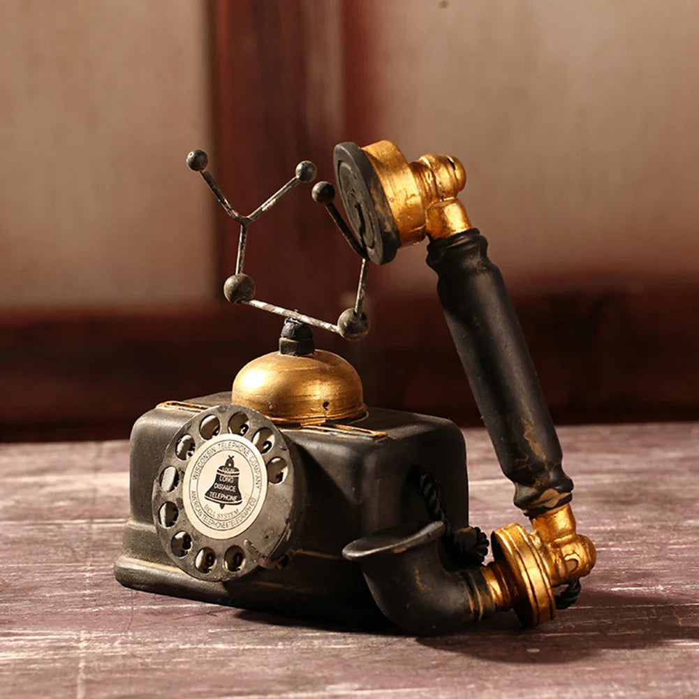 RetroTech - telefon antik dekoration