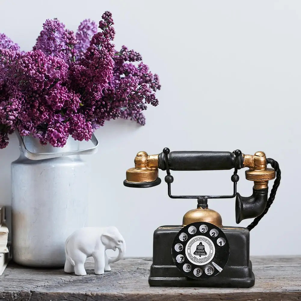 RetroTech - telefon antik dekoration