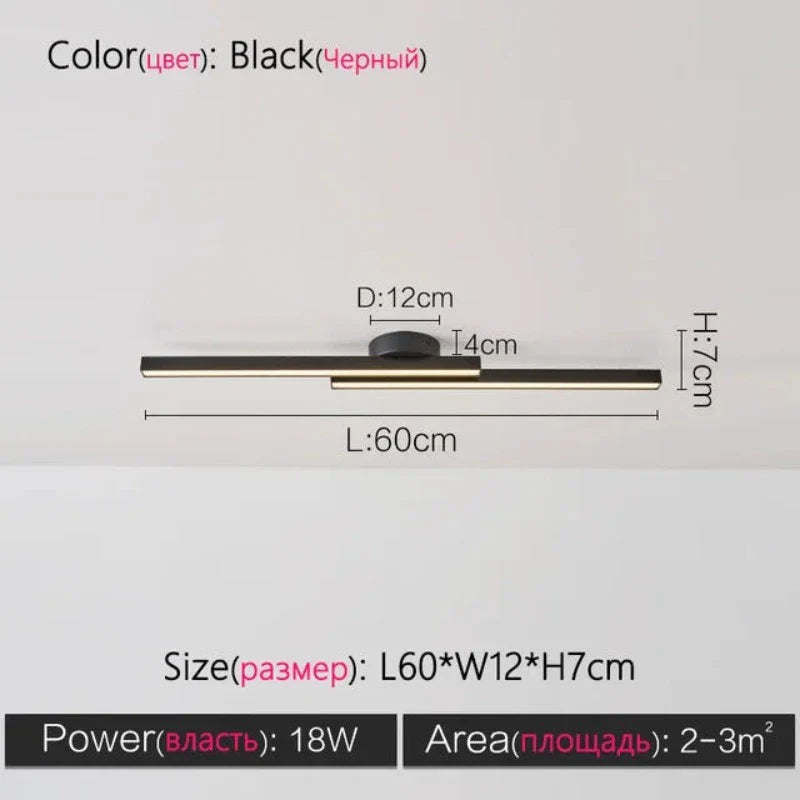ModernityGlow - minimalistisk loftslampe til stuen
