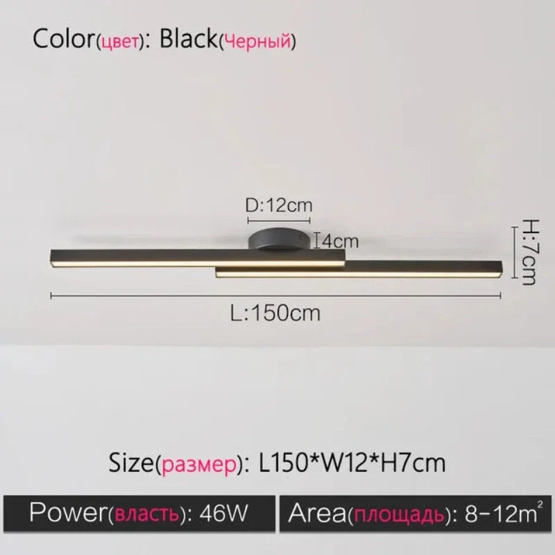 ModernityGlow - minimalistisk loftslampe til stuen