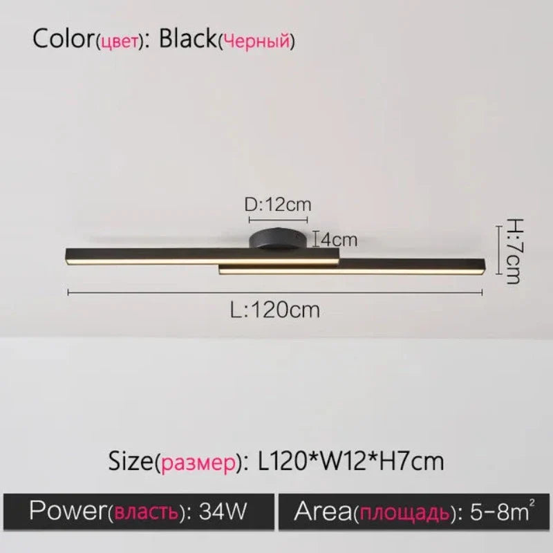 ModernityGlow - minimalistisk loftslampe til stuen