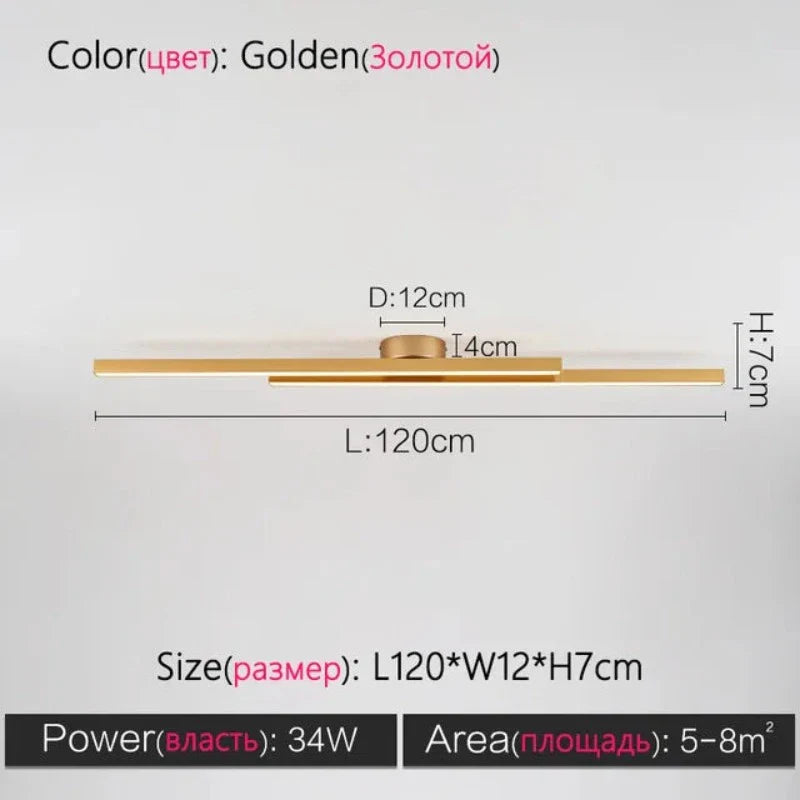 ModernityGlow - minimalistisk loftslampe til stuen