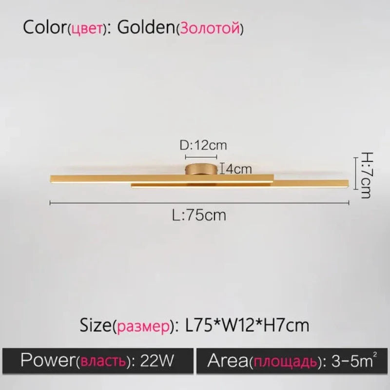 ModernityGlow - minimalistisk loftslampe til stuen