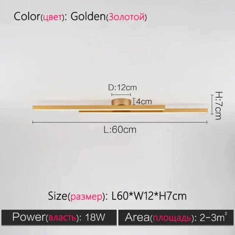 ModernityGlow - minimalistisk loftslampe til stuen
