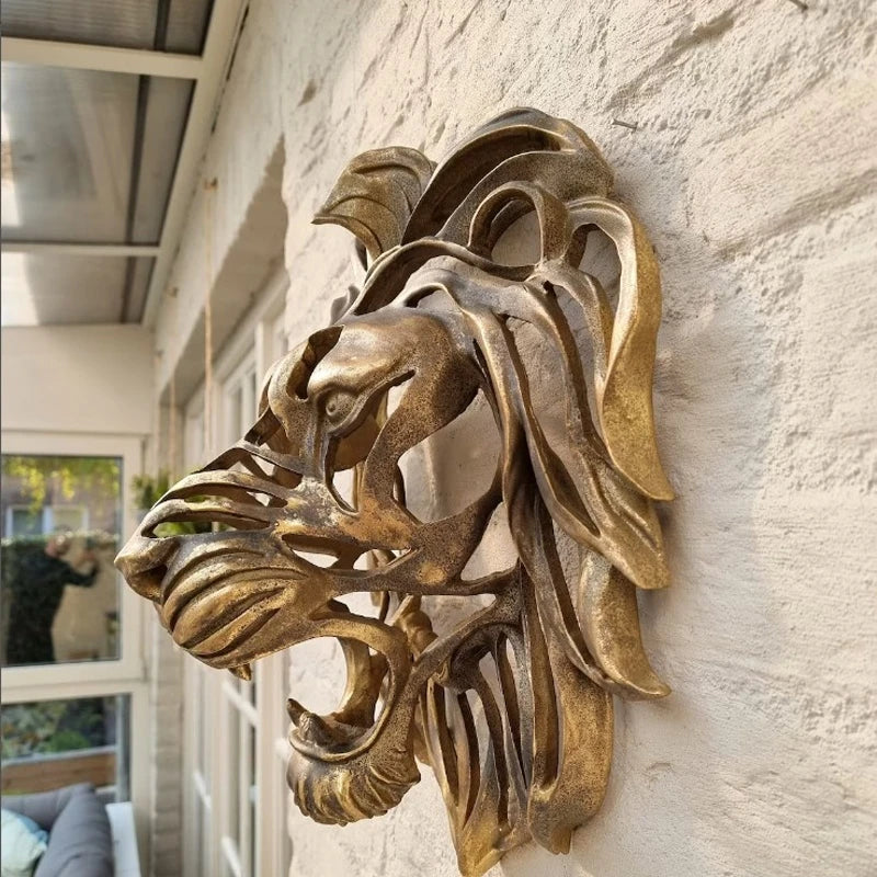 RegalRoar Lion - løvehoved vægskulptur
