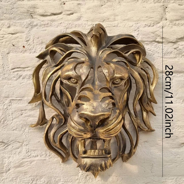 RegalRoar Lion - løvehoved vægskulptur