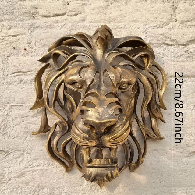 RegalRoar Lion - løvehoved vægskulptur