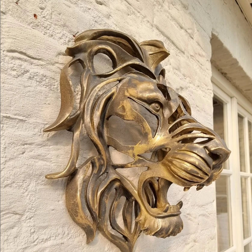 RegalRoar Lion - løvehoved vægskulptur