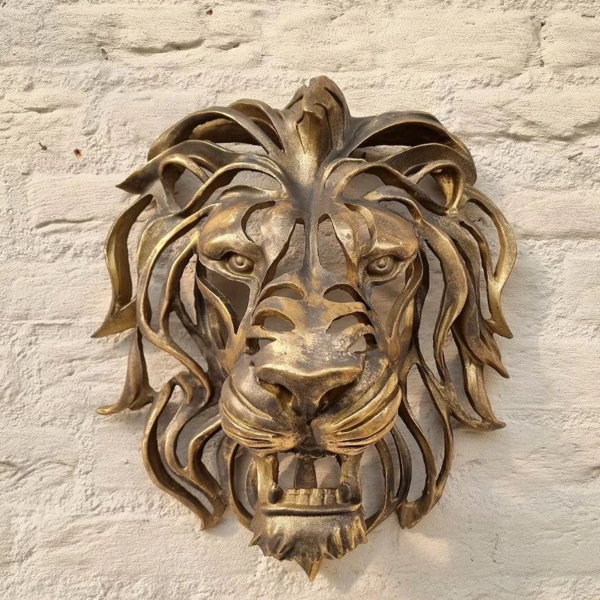 RegalRoar Lion - løvehoved vægskulptur