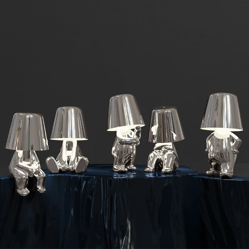 RegalGlow | gylden man bordlampe