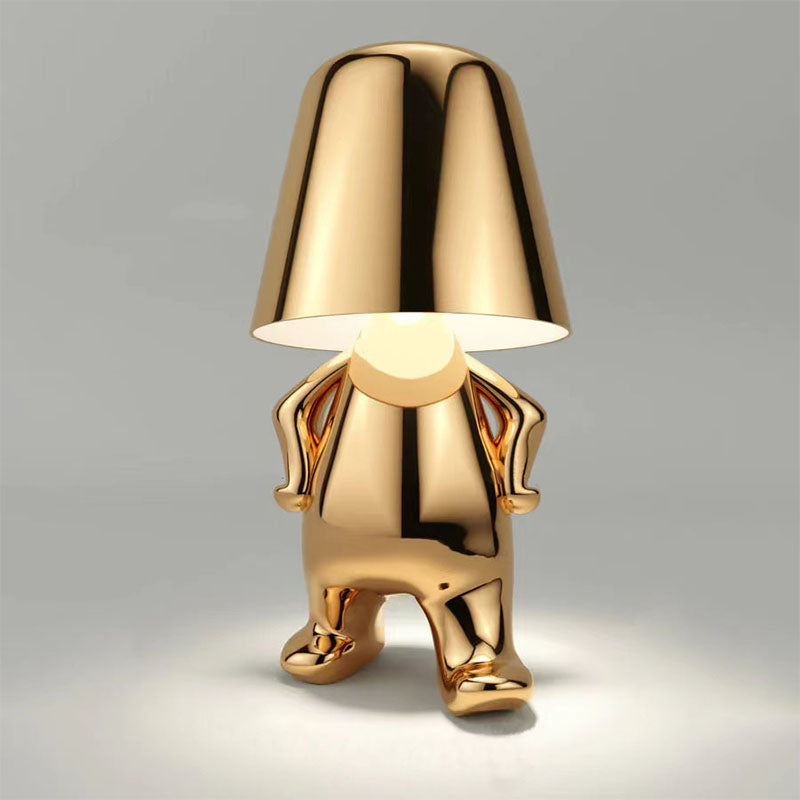 RegalGlow | gylden man bordlampe