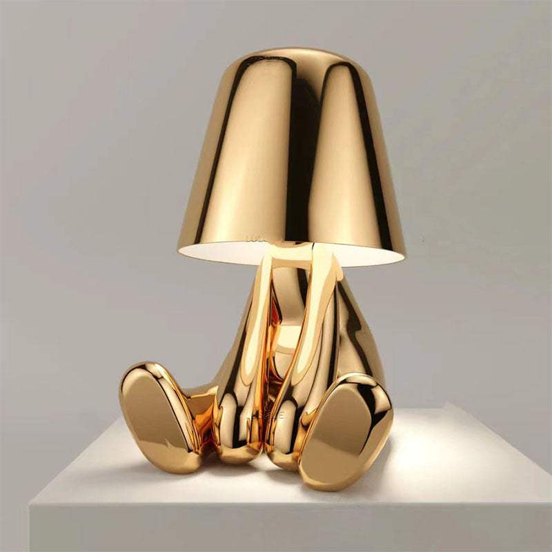 RegalGlow | gylden man bordlampe