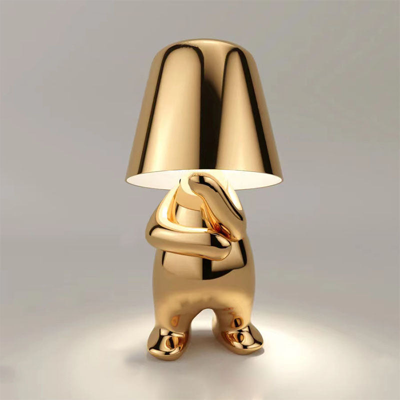 RegalGlow | gylden man bordlampe