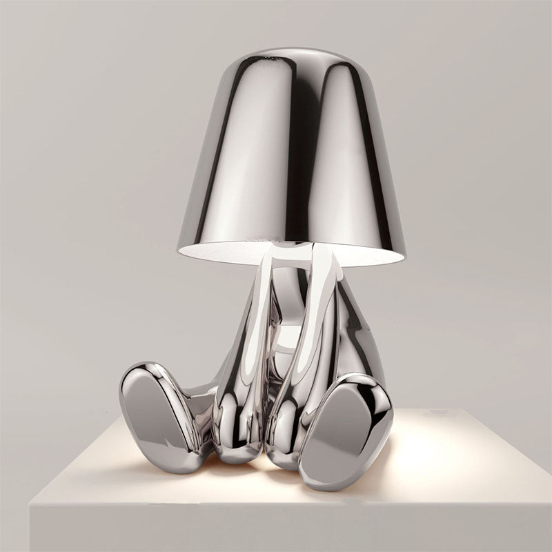 RegalGlow | gylden man bordlampe