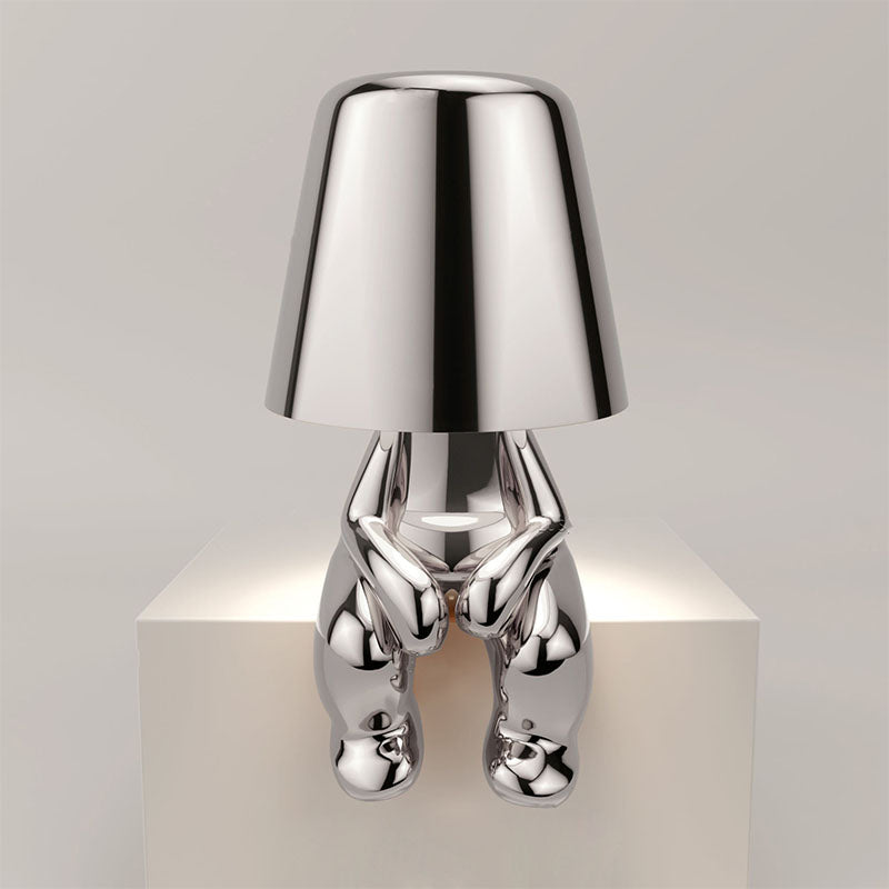 RegalGlow | gylden man bordlampe