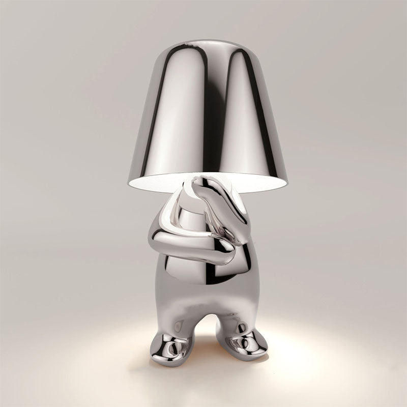 RegalGlow | gylden man bordlampe
