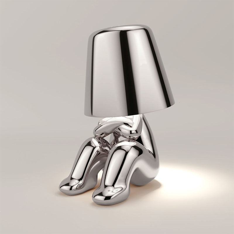 RegalGlow | gylden man bordlampe