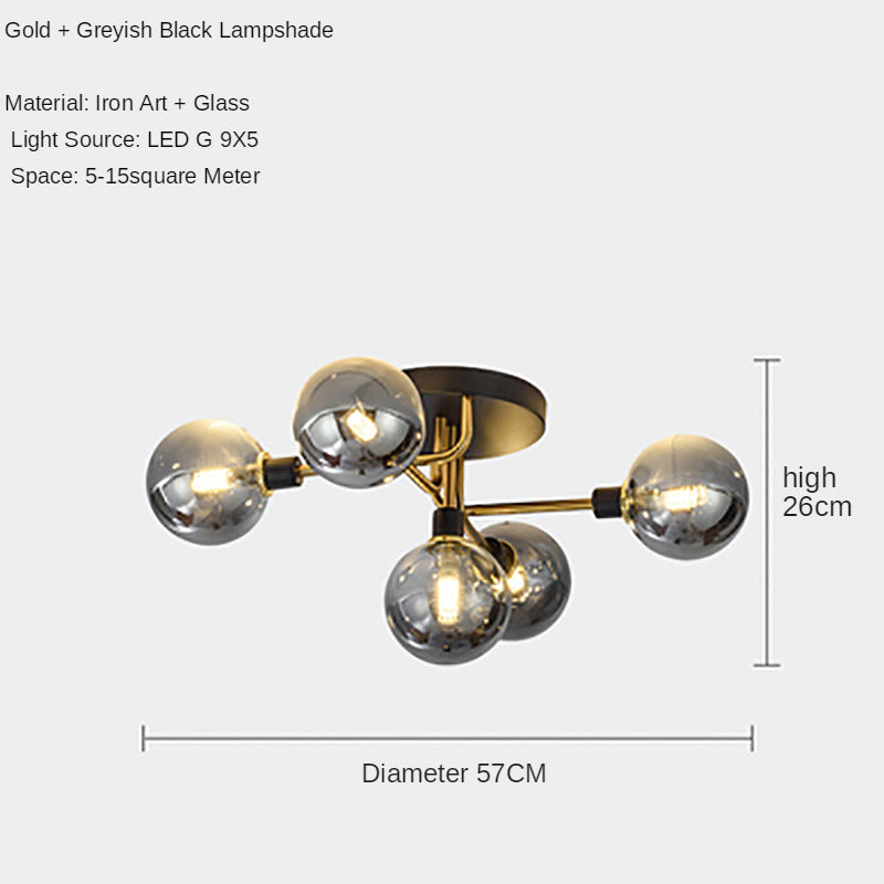 GlassyGlow - gennemsigtig loftslampe