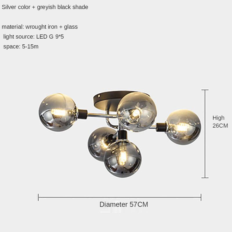 GlassyGlow - gennemsigtig loftslampe