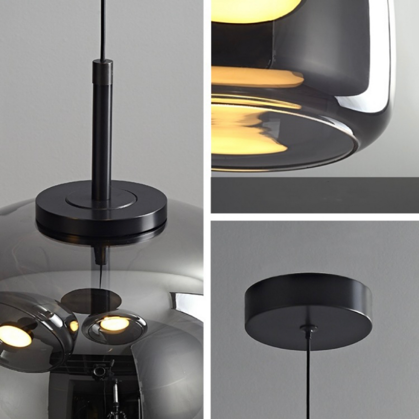 Moderne pendellamper i glas