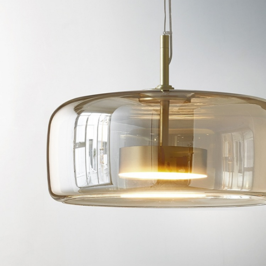 Moderne pendellamper i glas